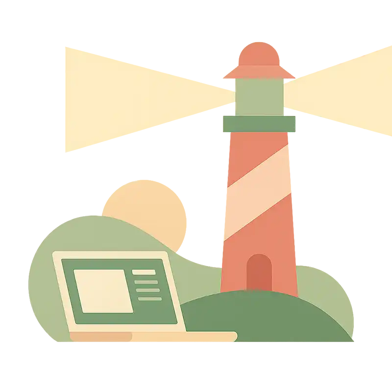 Illustratie van rust en eenvoud